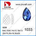 Pujiang Factory Flat Back Decorative Drop Glass Stone for Garment
